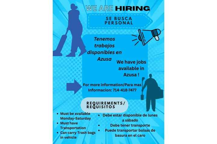 Trabajos de Limpieza!!! image 1