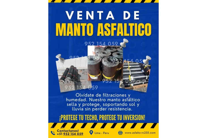 $1 : VENTA DE MANTO ASFALTICO image 1
