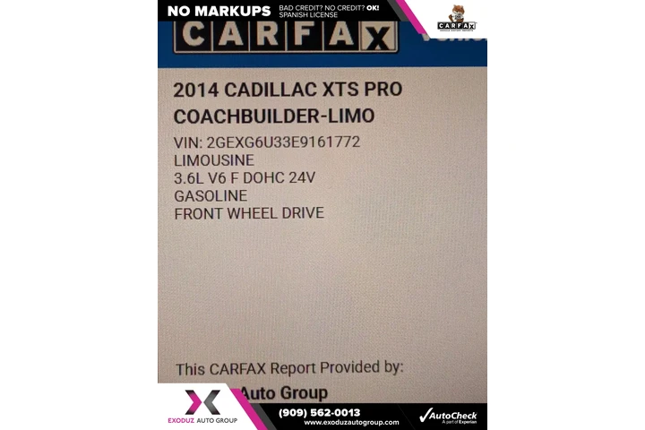 $13995 : 2014 XTS Stretch Livery image 1