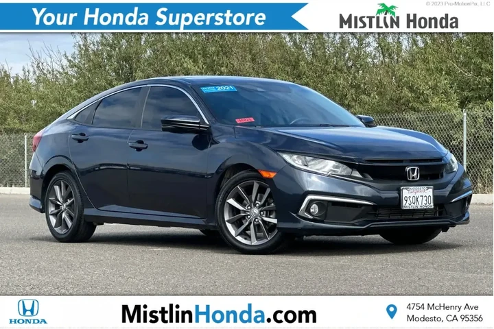$24492 : Honda Civic 2021 EX 4dr Seda image 1