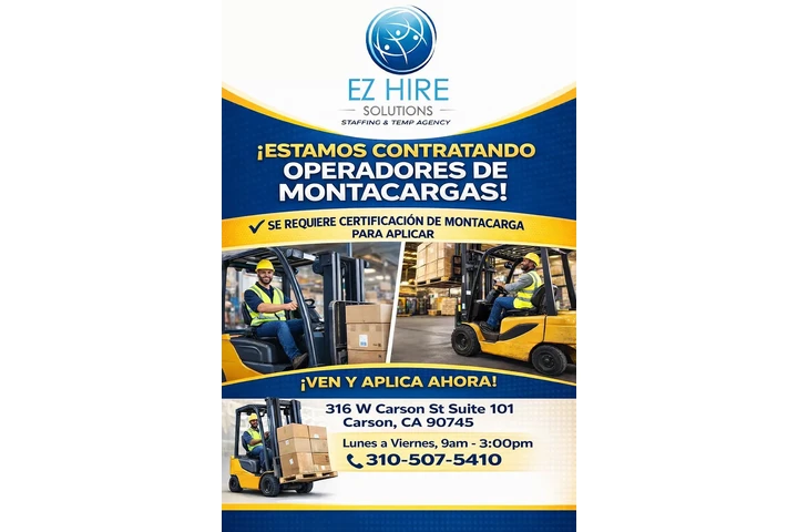 Operadores de Montacargas image 1