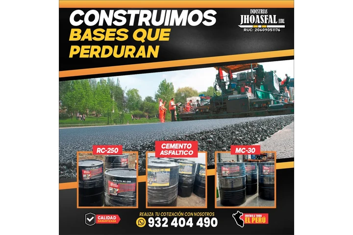 $1 : Cemento Asfáltico RC-250 y MC- image 1