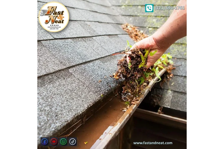 Rain Gutters Cleaning image 1