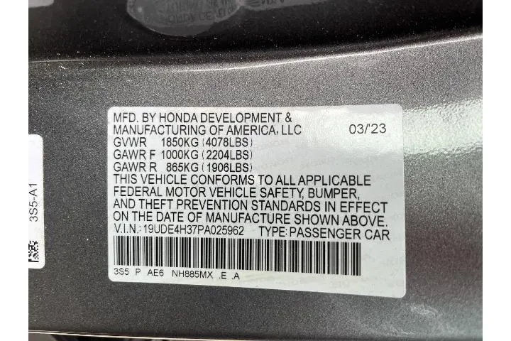 $26981 : Acura Integra 2023 4dr Liftb image 5