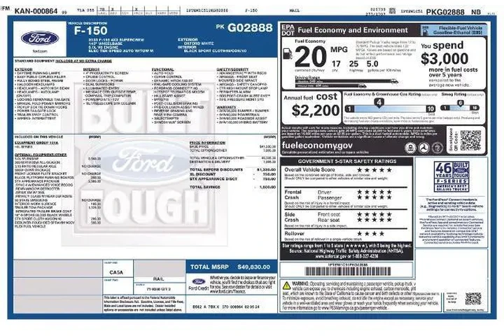 $38000 : Ford F-150 2023 4x2 XL 4dr S image 1