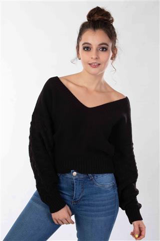 $90000 : SACO NEGRO MUJER image 1