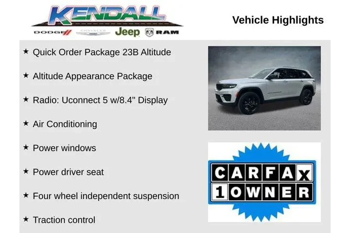 $33856 : Jeep Grand Cherokee 2024 4x2 image 3