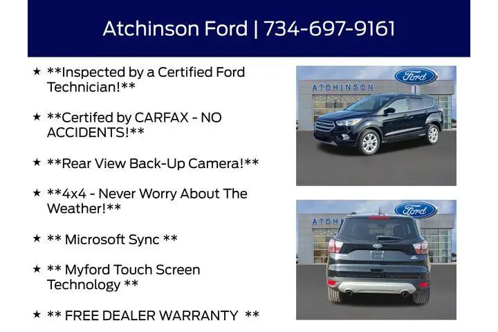 $14000 : Ford Escape 2018 AWD SE 4dr image 4