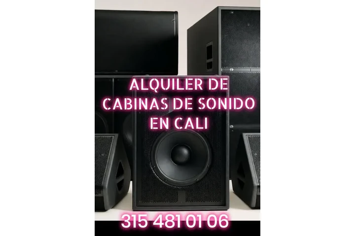 Alquiler de cabinas de sonido image 1