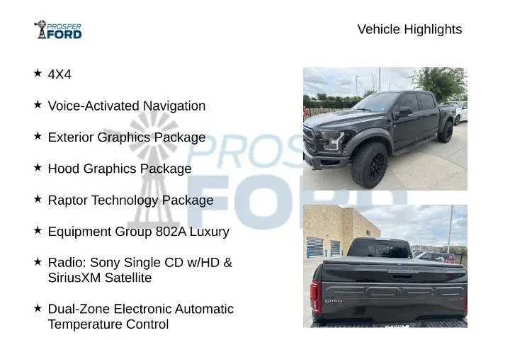 $39549 : Ford F-150 2017 4x4 Raptor 4 image 5