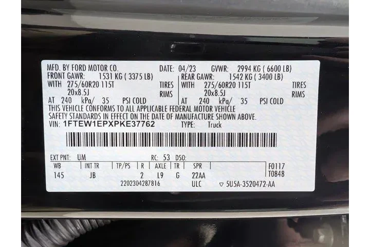 $36339 : Ford F-150 2023 4x4 XL 4dr S image 9