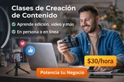 Clases de Creación de Contenid en Los Angeles