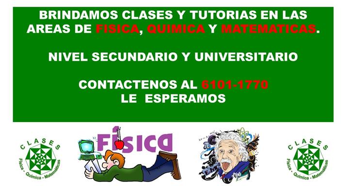 CLASES DE FISICA Y MATEMATICAS image 1