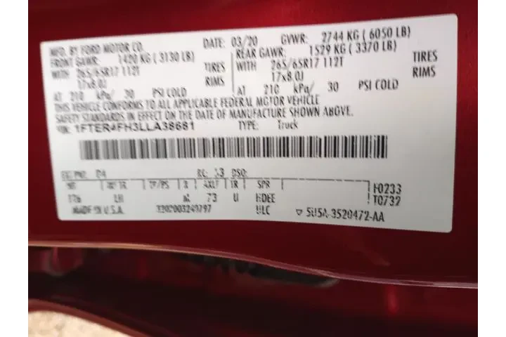 $24990 : Ford Ranger 2020 4x4 XL 4dr image 10