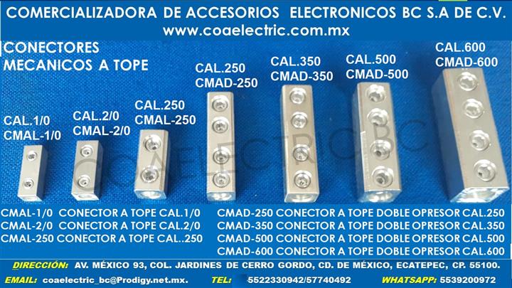 CONECTOR MECANICO A TOPE image 1