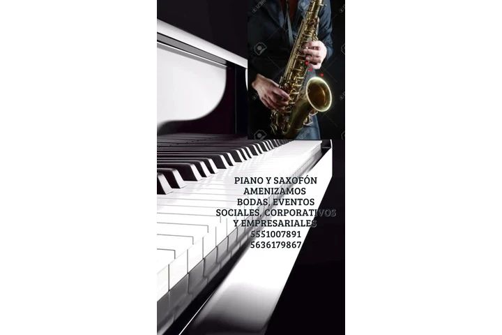 Saxofón y piano para eventos image 1