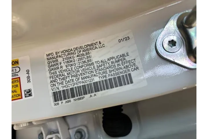 $27498 : Honda Accord Hybrid 2023 EX- image 10