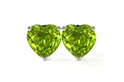 Heart-Shaped Peridot Earrings en Los Angeles