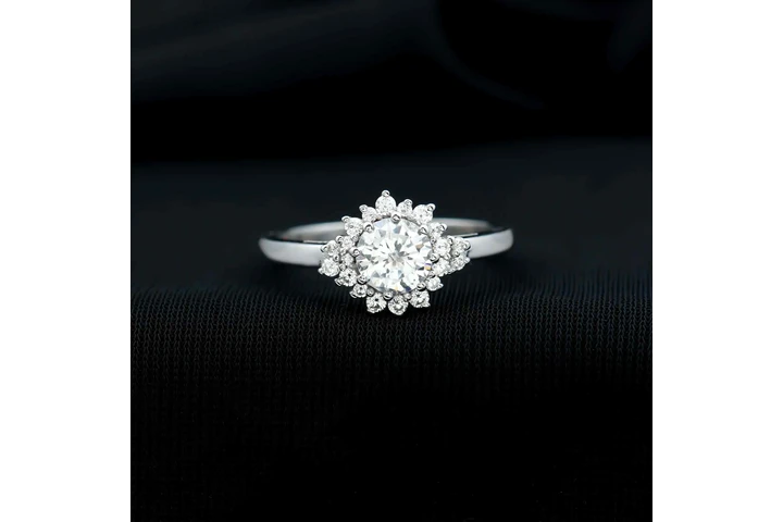 $539 : Lab Grown Halo Diamond image 1