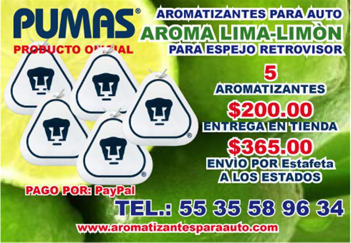 $1 : AROMAS PARA AUTO PUMAS image 4