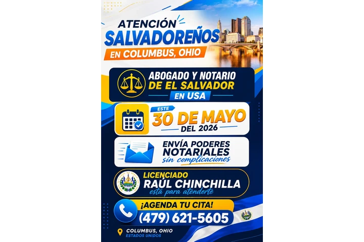 NOTARIO SALVADOREÑO EN OHIO image 1