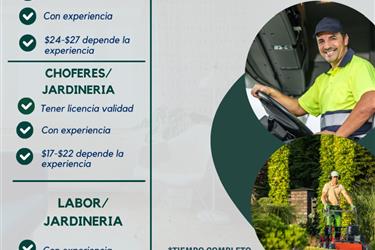 POSICIONES DE JARDINERIA en Orange County