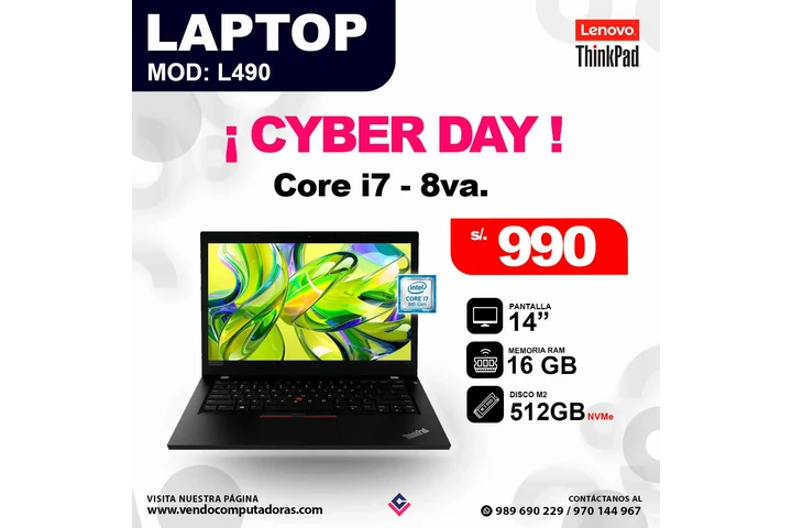laptop Intel Core i7- 8va image 5