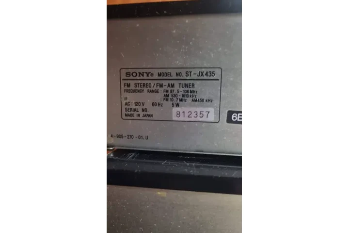 Equipo de Música SONY Japonés image 5