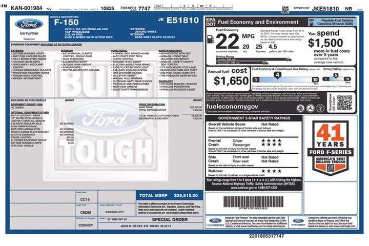 $15995 : Ford F-150 2018 4x2 XL 2dr R image 9