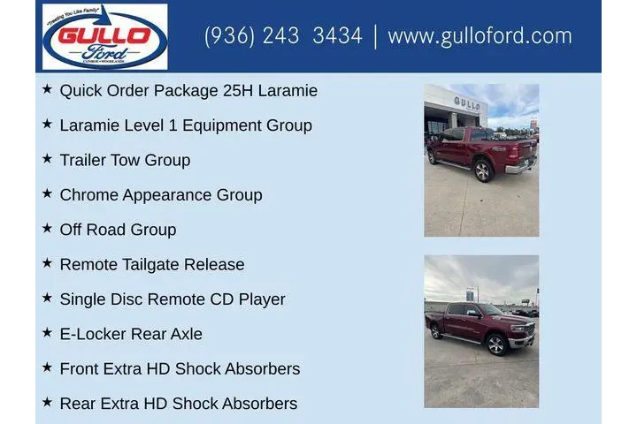 $33991 : Ram 1500 2019 4x4 Laramie 4d image 4