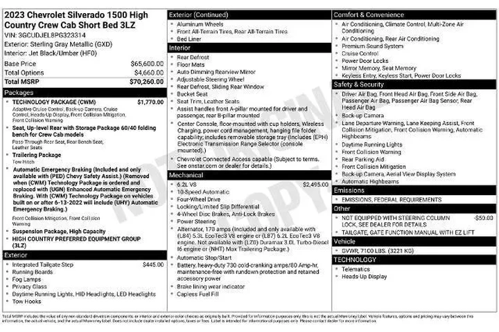 $52250 : Chevrolet Silverado 1500 202 image 3