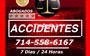 ☑ ACCIDENTES #1 en Orange County