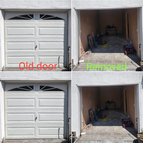 Garage door removal image 2
