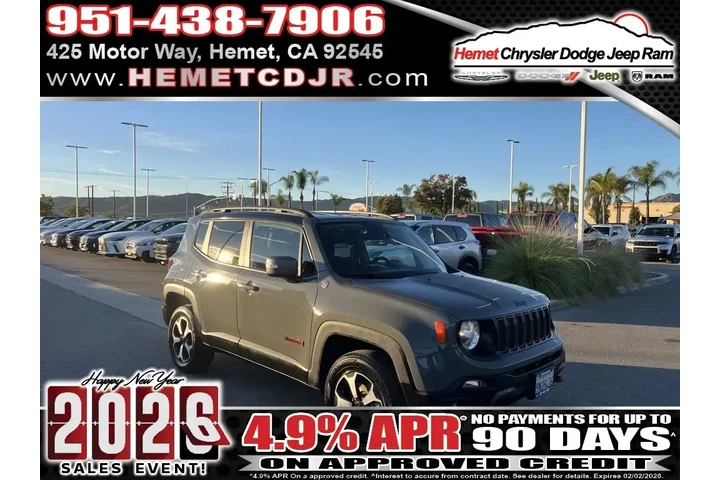 $18137 : Jeep Renegade 2020 4x4 Trail image 1