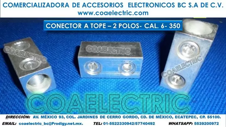 CONECTOR A TOPE BIMETALICO image 2