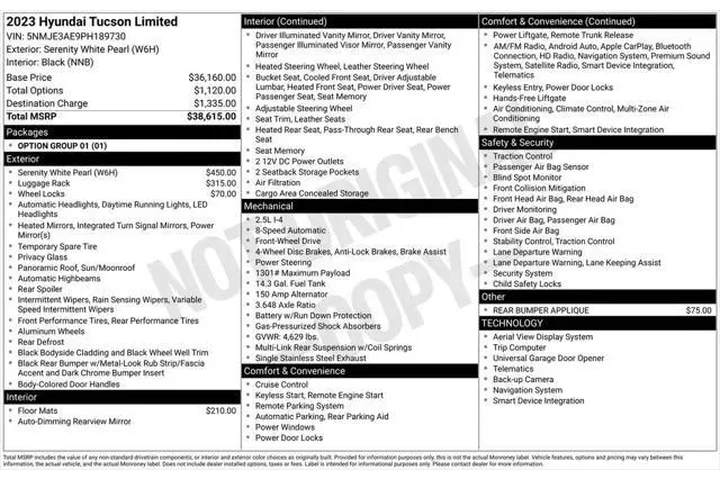 $24999 : Hyundai TUCSON 2023 Limited image 9