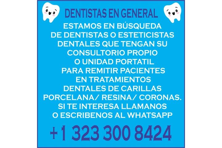 SE BUSCAN DENTISTAS EN GENERAL image 1