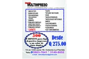 CARNETS IDENTIFICATIVOS en Guatemala City