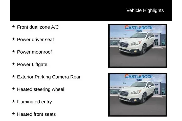 $21798 : Subaru Outback 2017 AWD 3.6R image 7