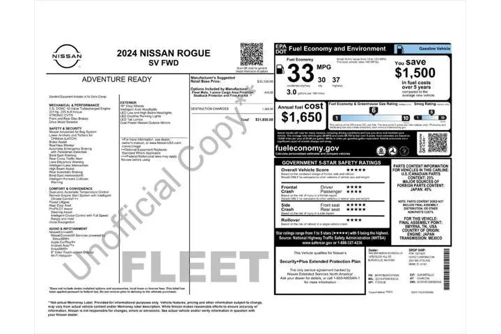 $20487 : Nissan Rogue 2024 SV 4dr Cro image 3