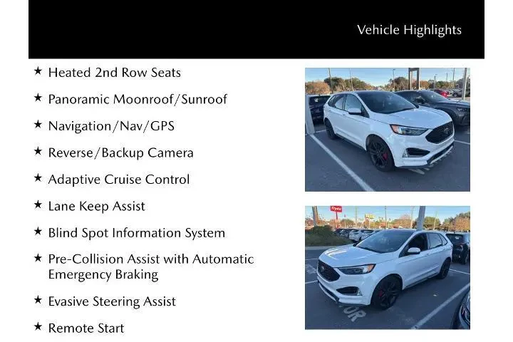 $18500 : Ford Edge 2020 AWD ST 4dr Cr image 3