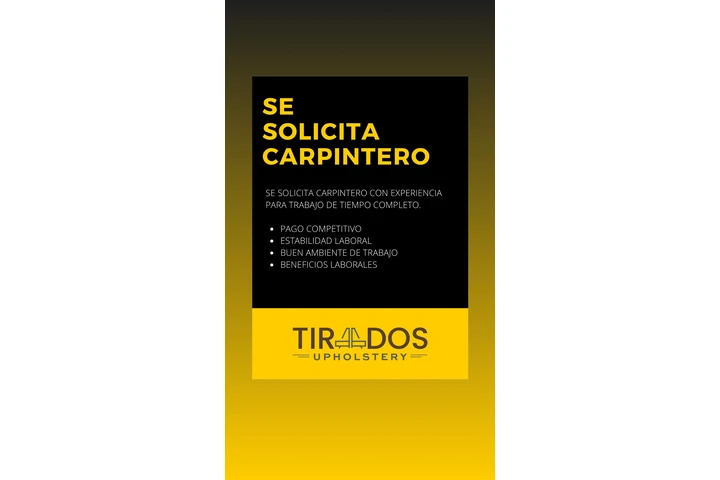 SE SOLICITA CARPINTERO image 1