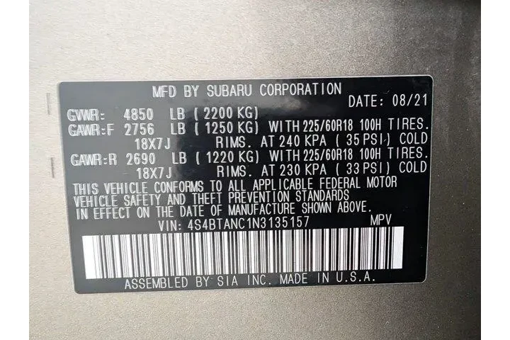 $23339 : Subaru Outback 2022 AWD Limi image 10