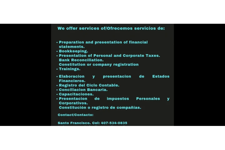 Services of: Account,, Financi image 1