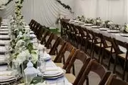 Carpas con draping de cualquie en Los Angeles