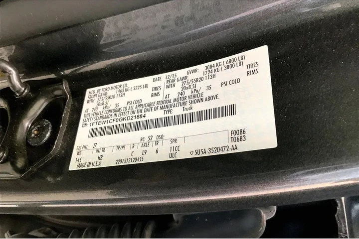 $17761 : Ford F-150 2016 4x2 Lariat 4 image 8