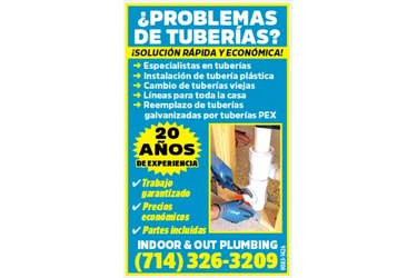 ¿PROBLEMAS CON TUBERIAS? en Orange County