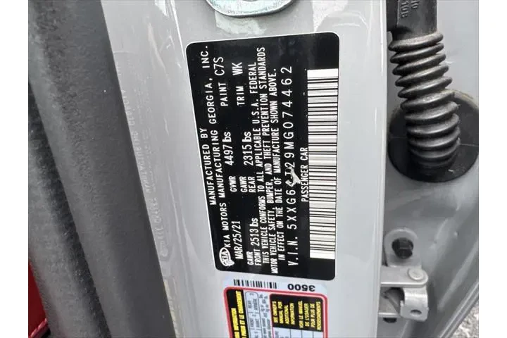 $15475 : Kia K5 2021 GT-Line 4dr Seda image 7