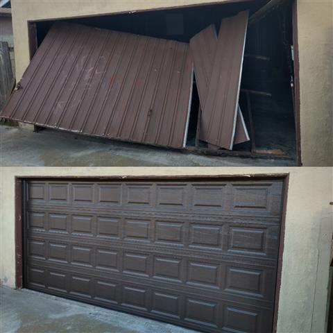 Garage Door Dark Brown image 1