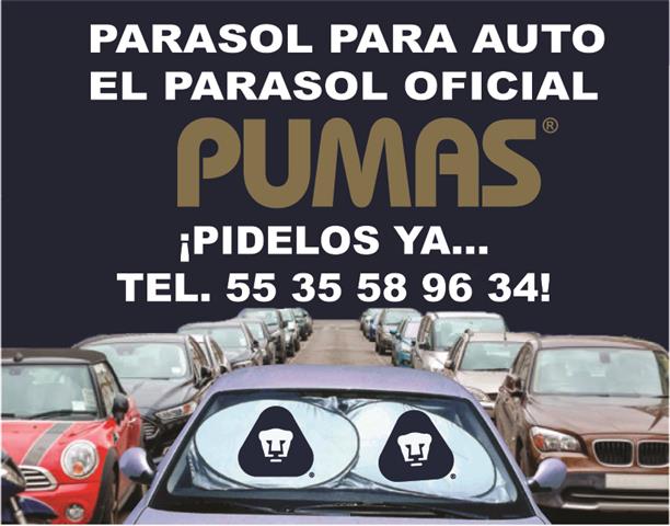 $1 : PARASOLES PARA AUTO pumas image 3